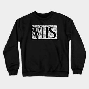 VHS Logo vintage retro tape lover design Crewneck Sweatshirt